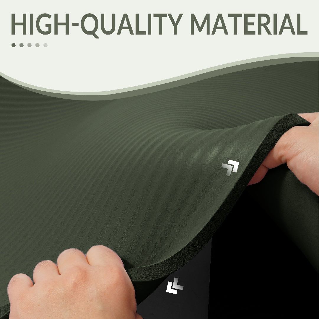 Extra Thick Yoga Mat – 1/2 Inch Non-Slip Exercise Mat with Strap