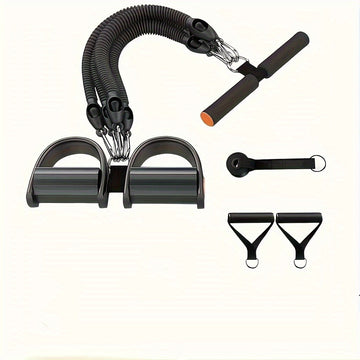 Resistance Bands with Foot Pedals – Adjustable Tension Workout Set