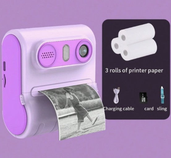 Kids Instant Print Camera – Fun Photo Printing Camera with Filters & Games