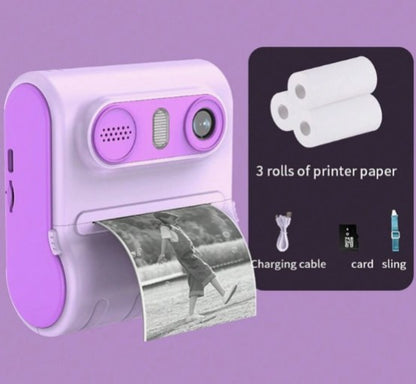 Kids Instant Print Camera – Fun Photo Printing Camera with Filters & Games