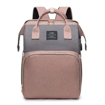 Large-Capacity Diaper Bag – Multi-Pocket Mommy Bag for Travel & Organization