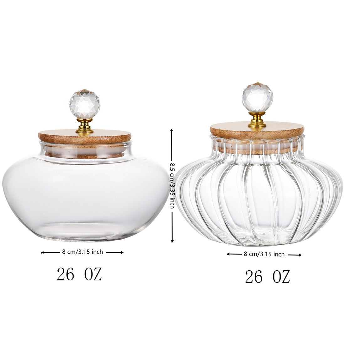 Glass Storage Jar with Airtight Seal – Borosilicate Kitchen Canister