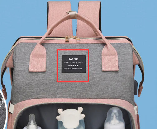 Large-Capacity Diaper Bag – Multi-Pocket Mommy Bag for Travel & Organization