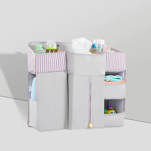 Universal Baby Crib Hanging Storage Bag for Essentials