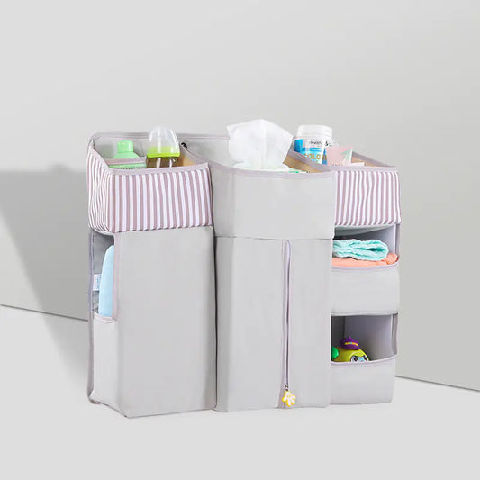Universal Baby Crib Hanging Storage Bag for Essentials